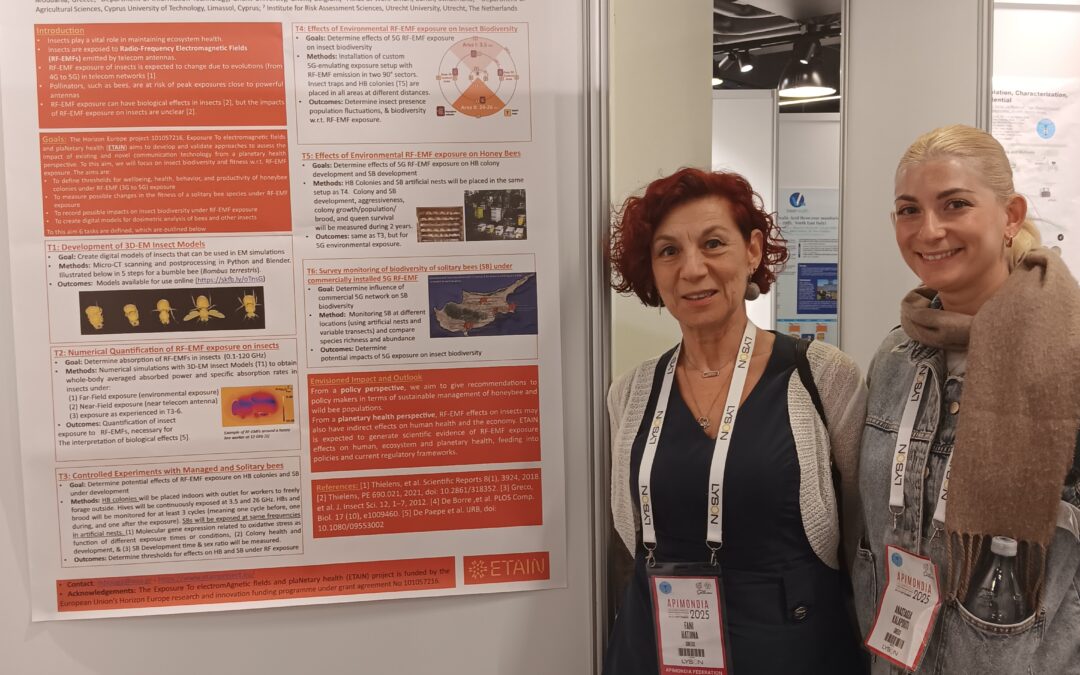 ETAIN at Apimondia 2025: Exploring the Impacts of RF-EMF on Insects and Pollinators