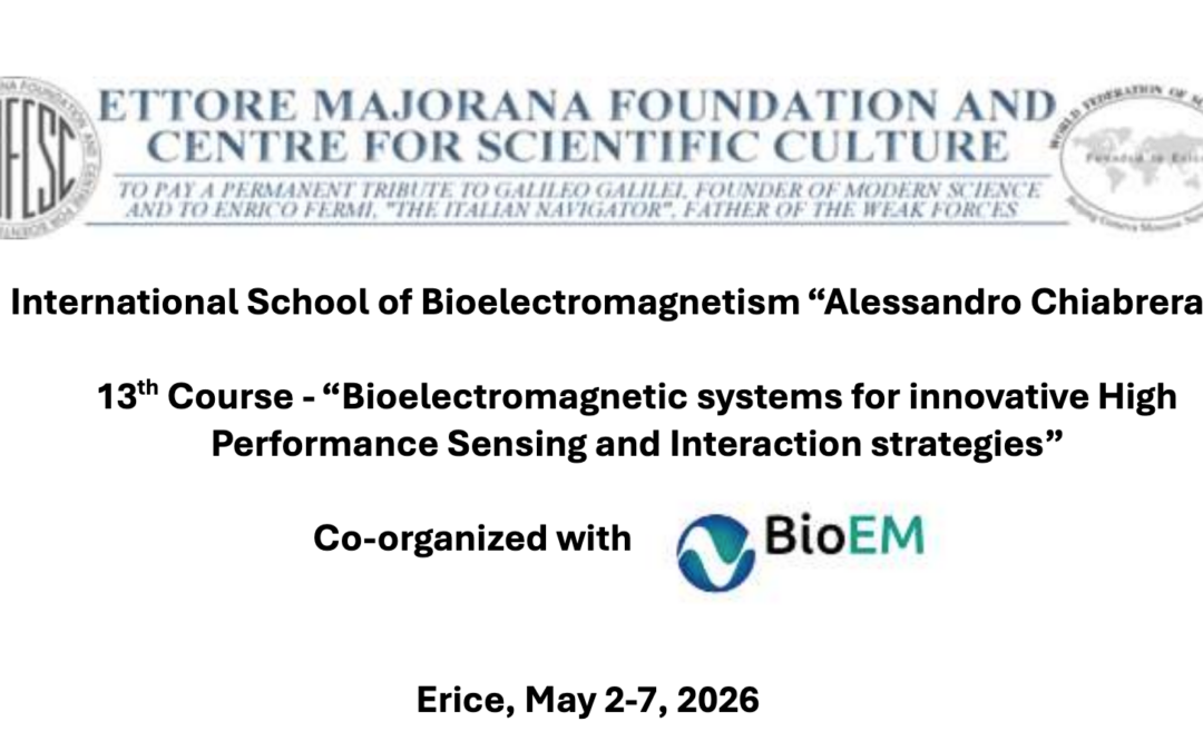 CLUE-H participation in the last edition of the Erice Summer School of Bioelectromagnetism